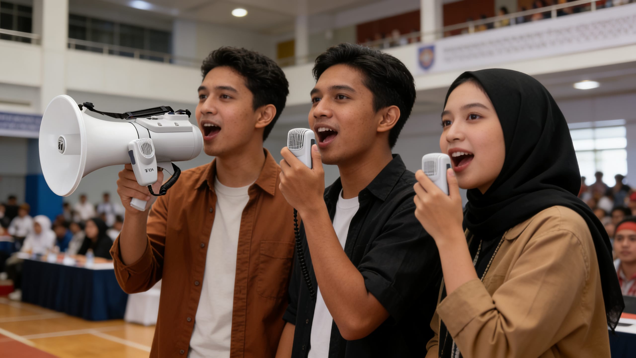 harga sewa megaphone Malang 2026 - TOA ZR-2015S siap pakai